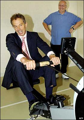 Tony Blair on Ergo Machine